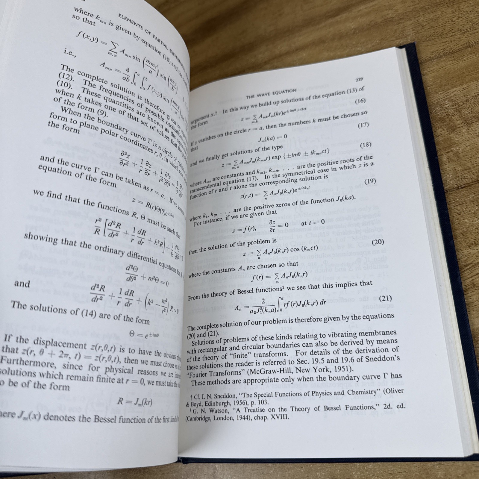 Elements Of Partial Differential Equations VTG 1957 HC Mathematics Calculus