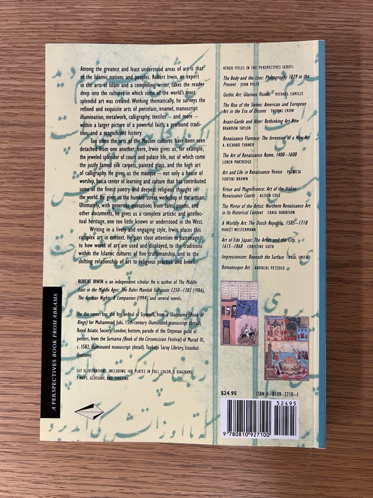ISLAMIC ART IN CONTEXT (PERSPECTIVES (HARRY N. ABRAMS, By Robert Irwin EXCELLENT