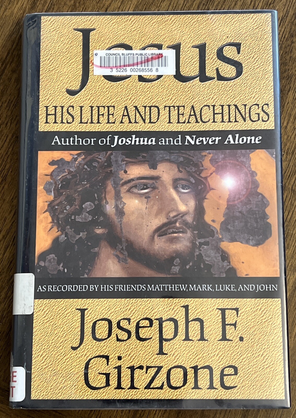JOSEPH F. GIRZONE – JESUS: HIS LIFE AND TEACHINGS – LARGE PRINT HARDCOVER