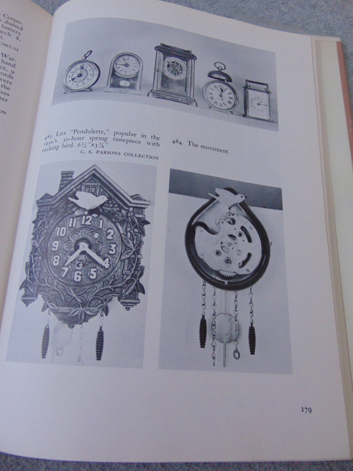 A TREASURY OF AMERICAN CLOCKS BY BROOKS PALMER BOOK