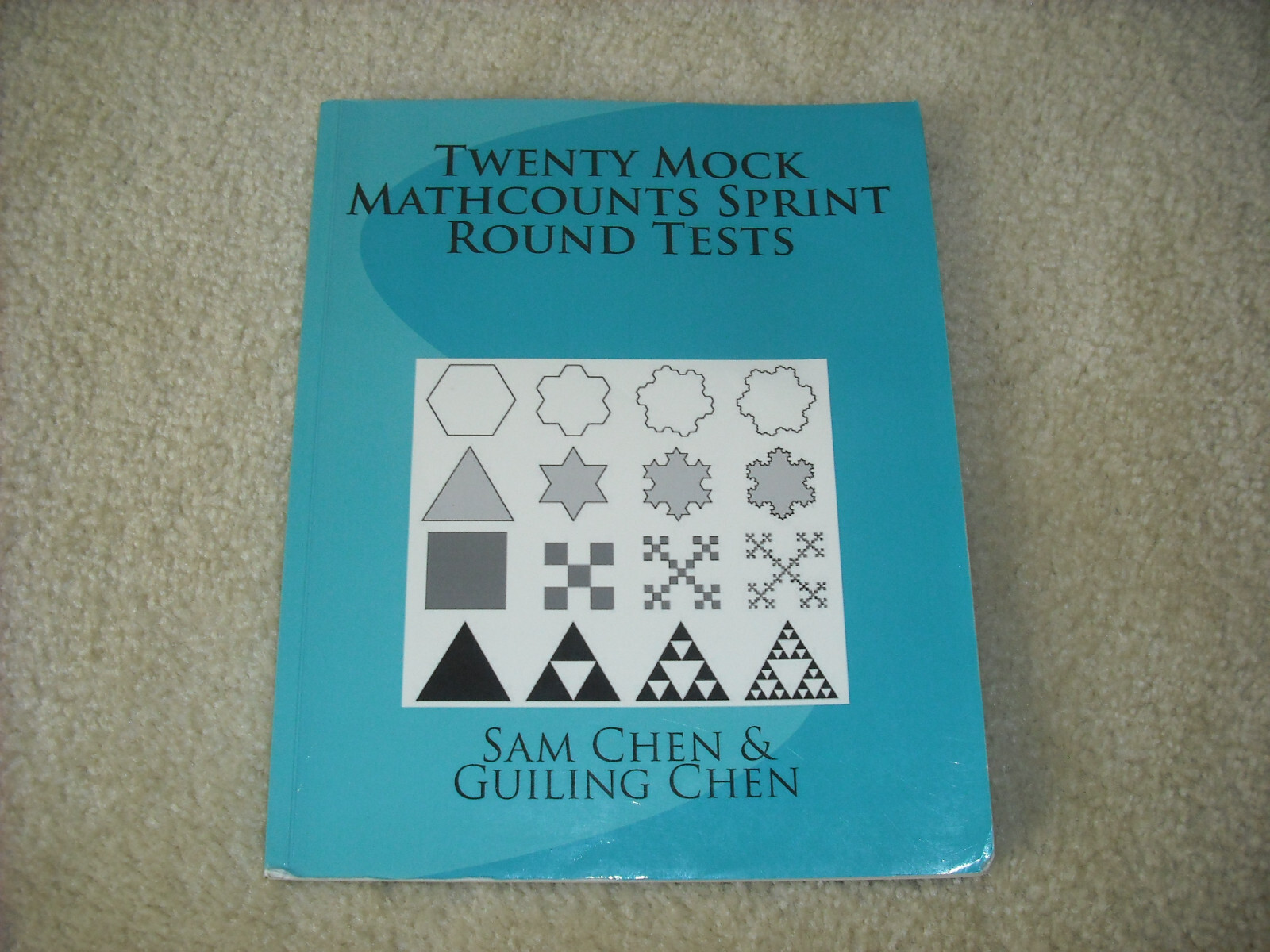 Mathcounts Twenty 20 Mock Sprint Round Tests Practice Book by Chen