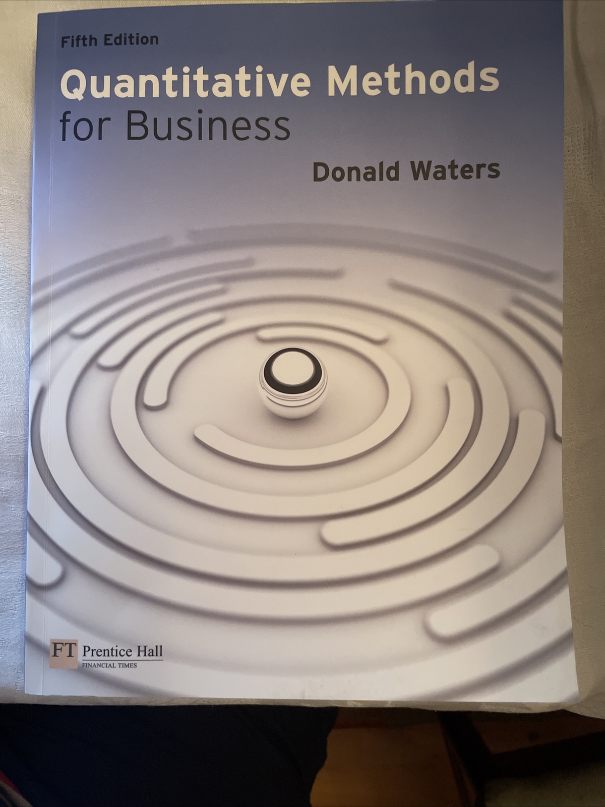 Quantitative Methods For Business, Donald Waters, Fifth Edition