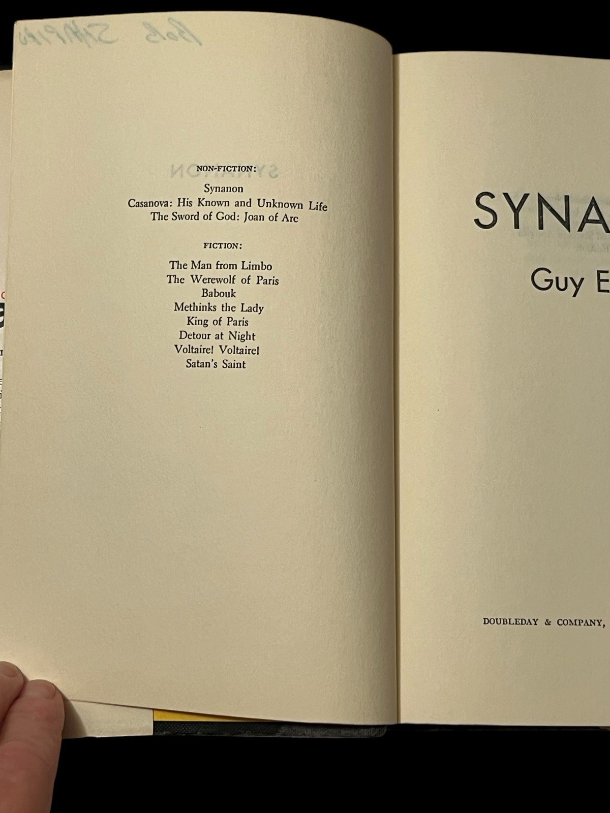 Synanon By Guy Endore Signed 1st HCDJ Controversial Drug Addiction Treatment