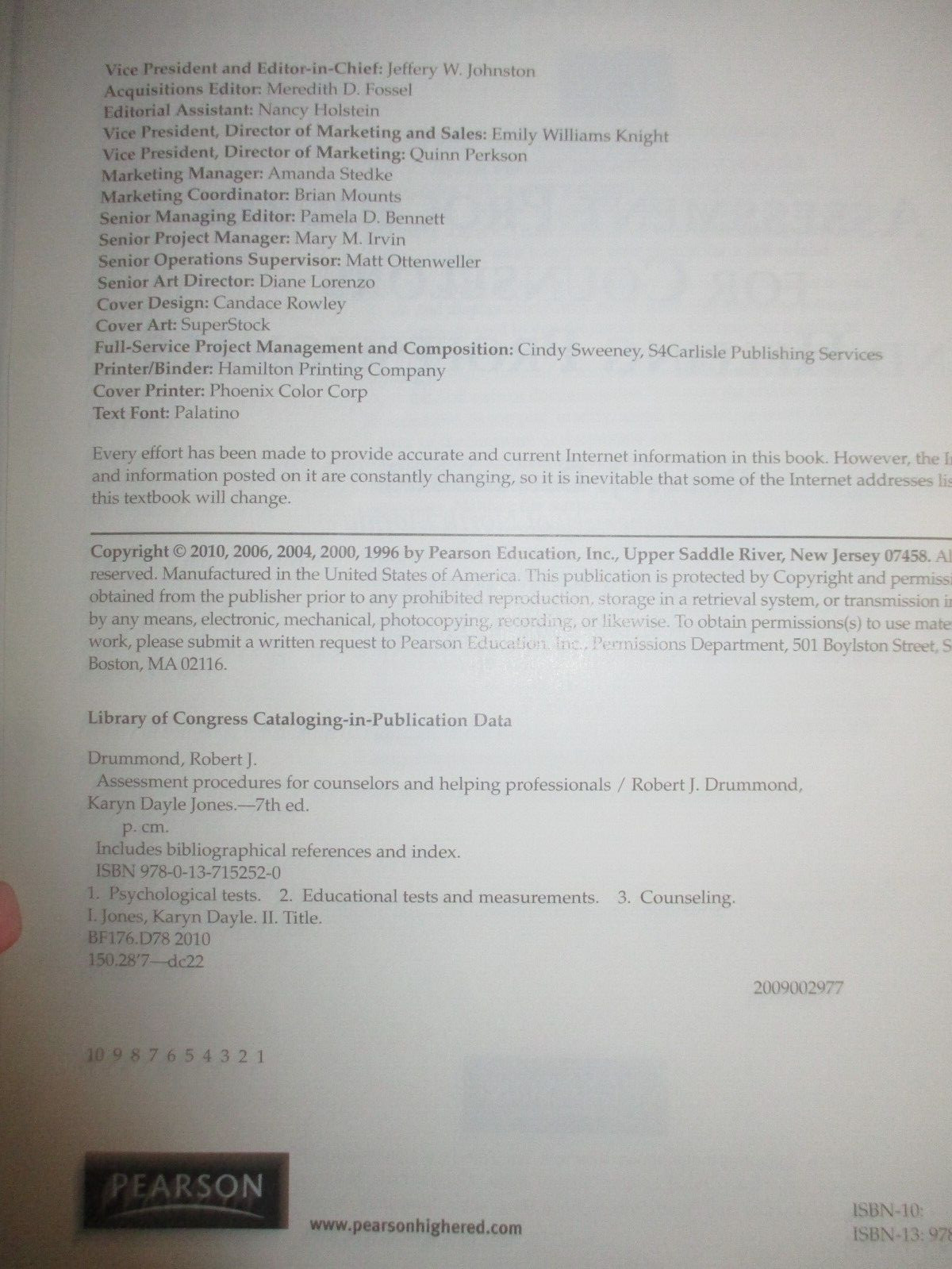 Assessment Procedures for Counselors and Helping Professionals (7th Edition) New