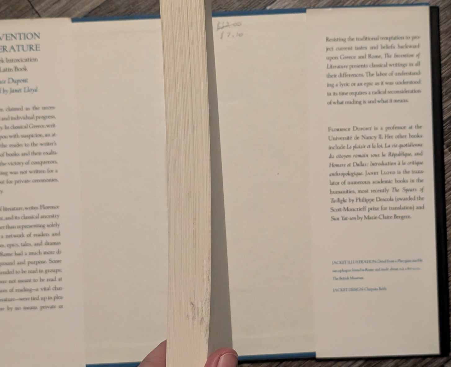 Invention of Literature : From Greek Intoxication to the Latin Book by Johns…