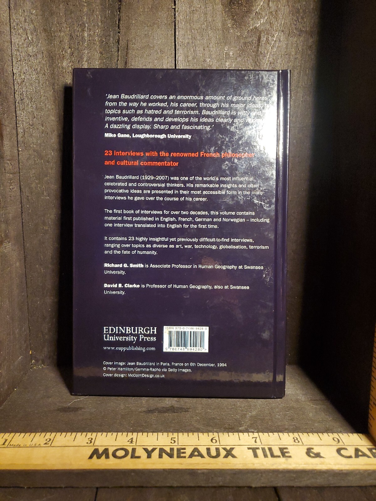 Jean Baudrillard: from Hyperreality to Disappearance Uncollected Interviews HTF