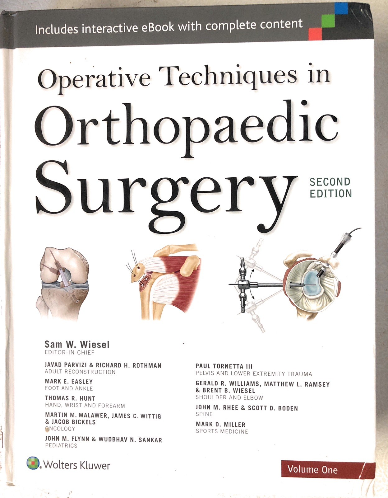Operative Techniques in Orthopaedic Surgery, 2ed. 4 vol set (2016 hc G) Weisel