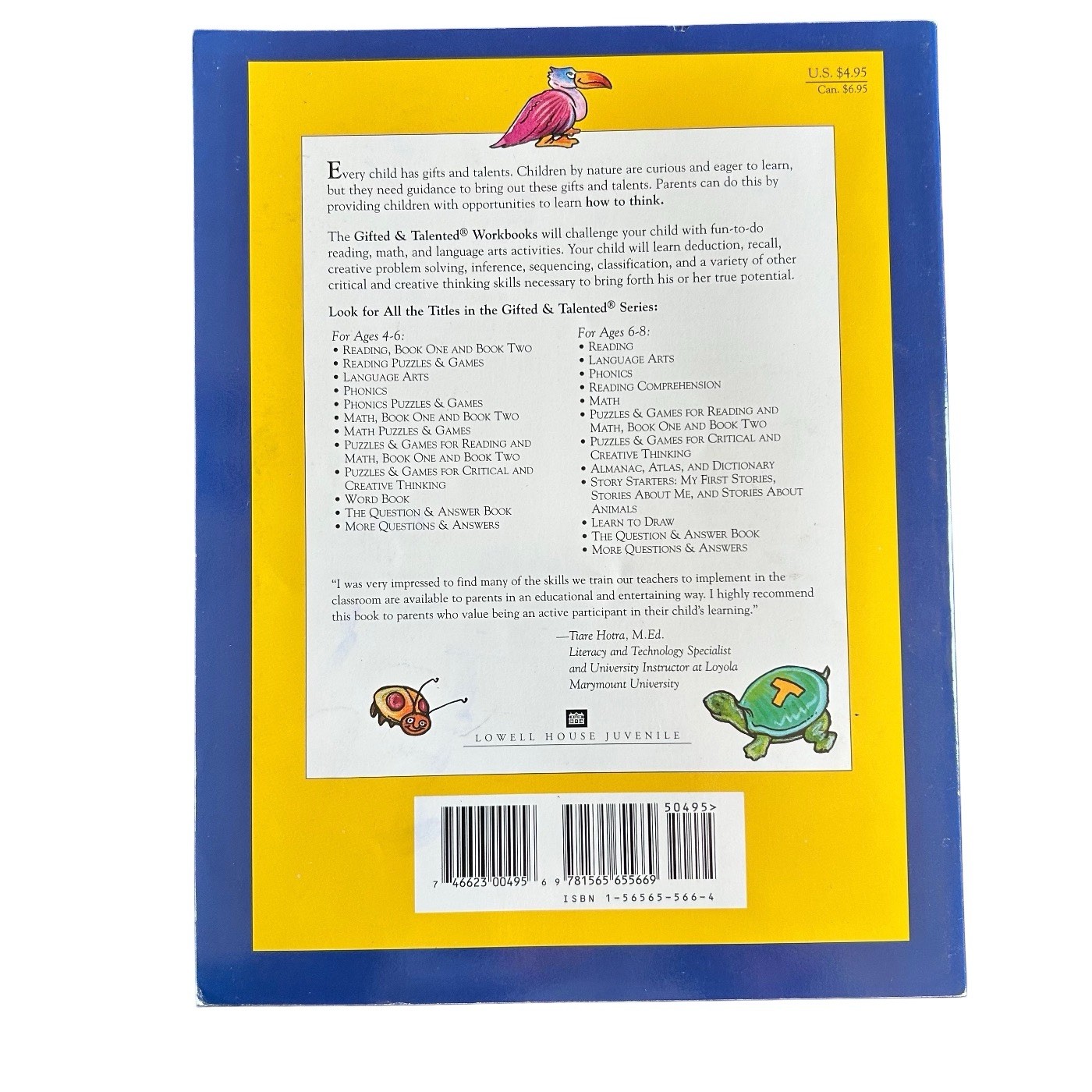 Puzzles & Games Teach Reading Math Ages 4-6 Teacher Workbook Resource Talented