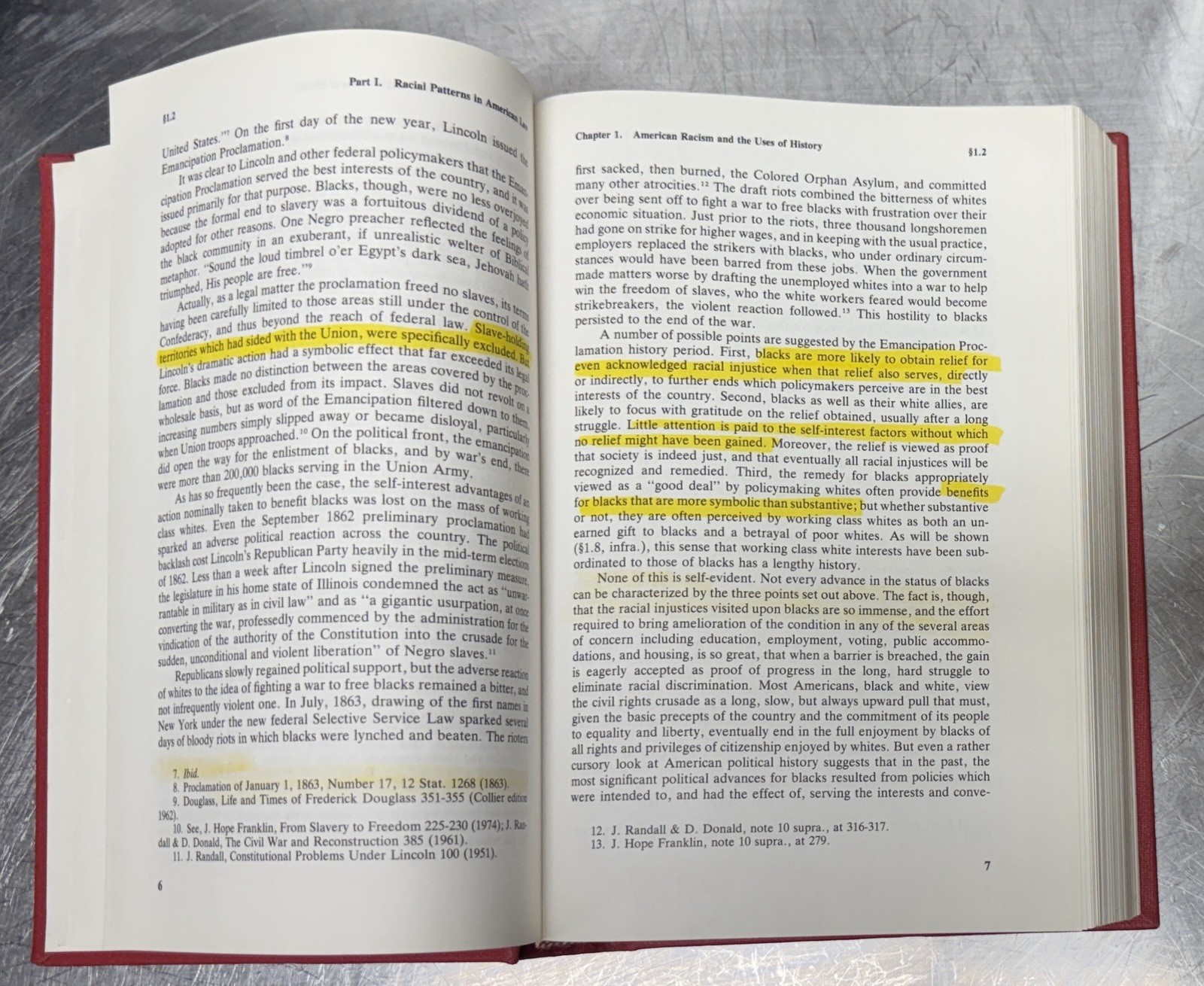 Race, racism and American law 2nd Ed 7th Printing