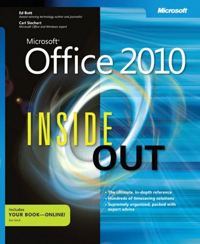 Microsoft� Office 2010 Inside Out by Carl Siechert Mixed media product Book The