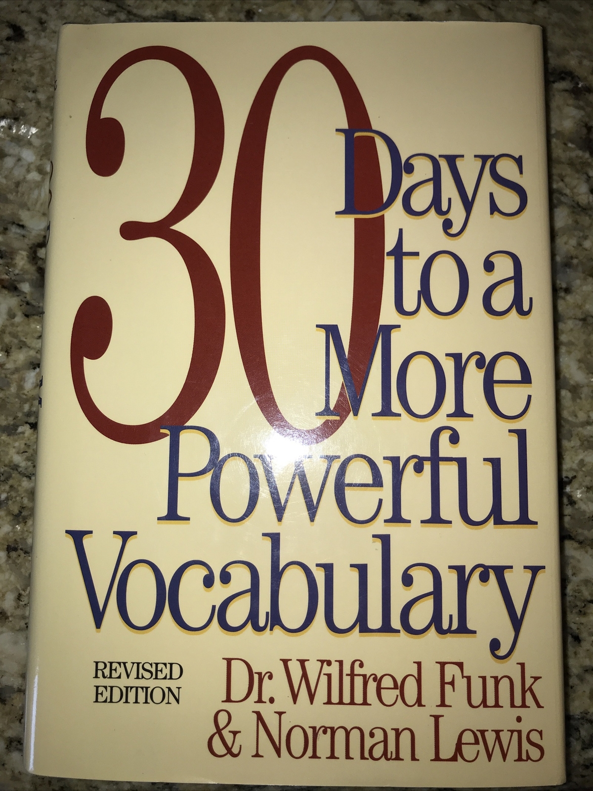 30 Days to a More Powerful Vocabulary, Dr Wilfred Funk & Norman Lewis, Hardcover