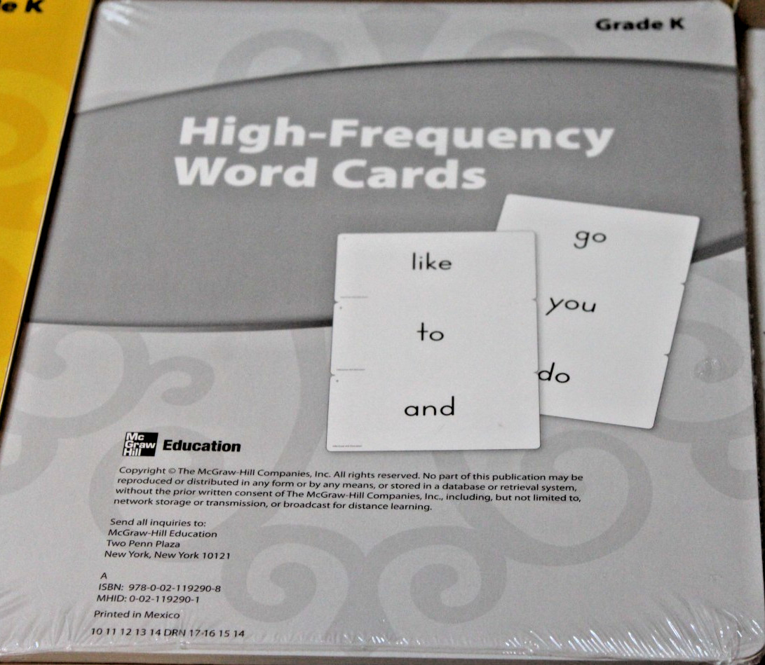 McGraw Hill Reading Wonders Grade K Teacher’s Editions Units 1-10 & Resources