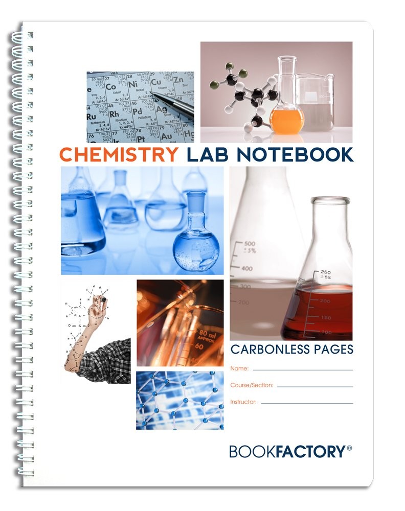Carbonless Chemistry Lab Notebook – 50 Sets of Pages (8.5” X 11”) (Duplicat…