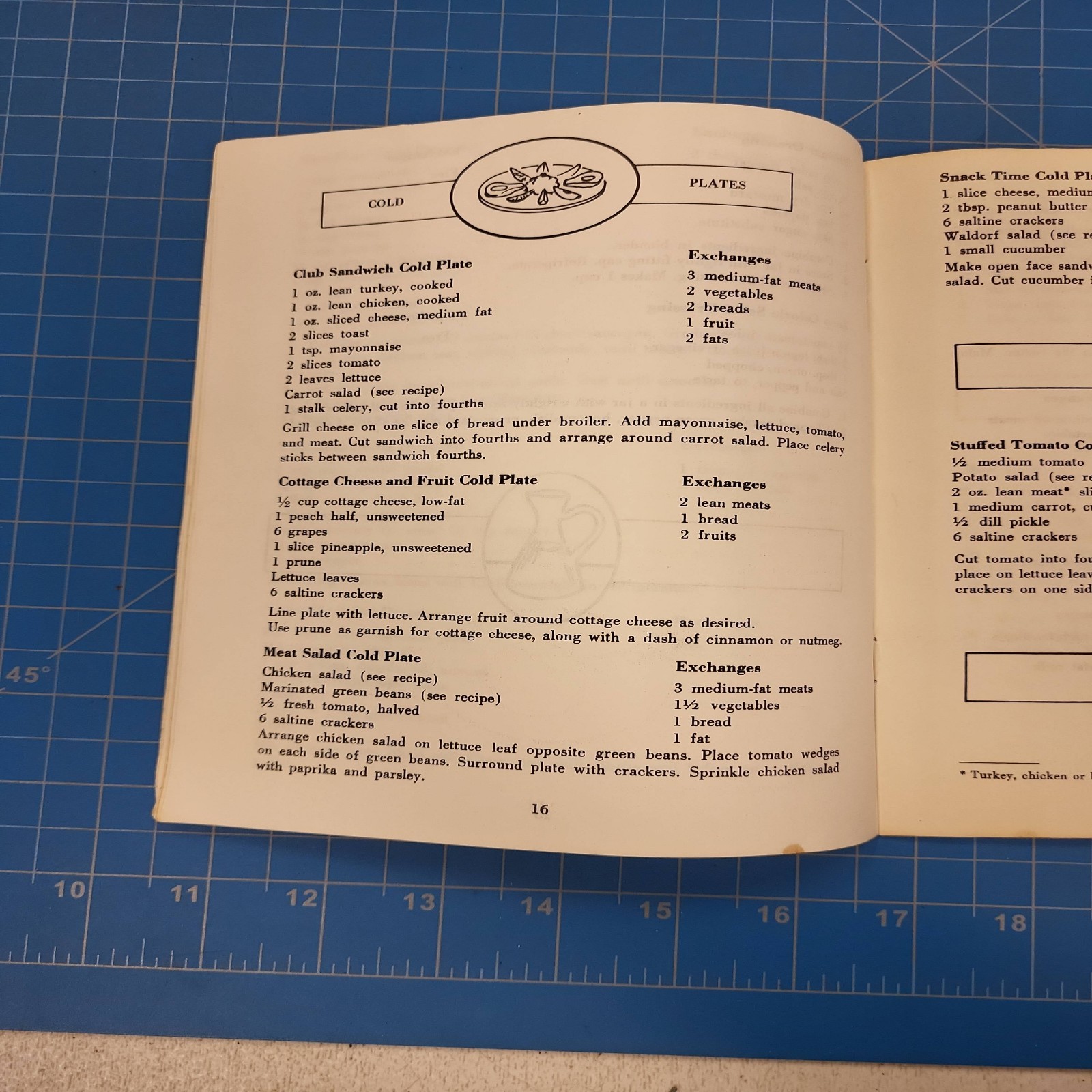 1981 AFP 160-146 Recipes Patient with Diabetes Air Force Medical Pamphlet Vintag