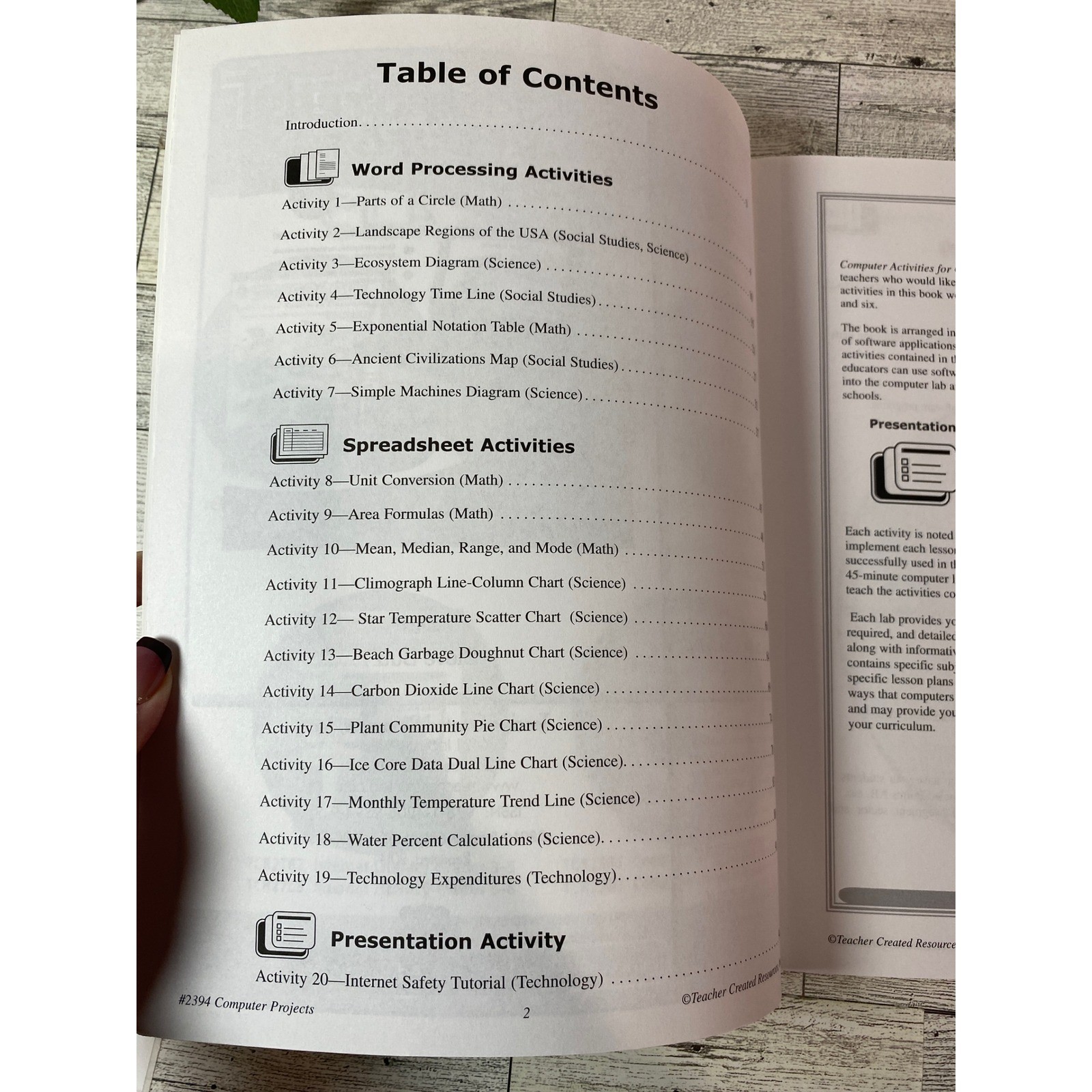 Computer Projects Activity Book Grades 5-6 (Age 10-12) Steve Butz 2014 TCR 2394