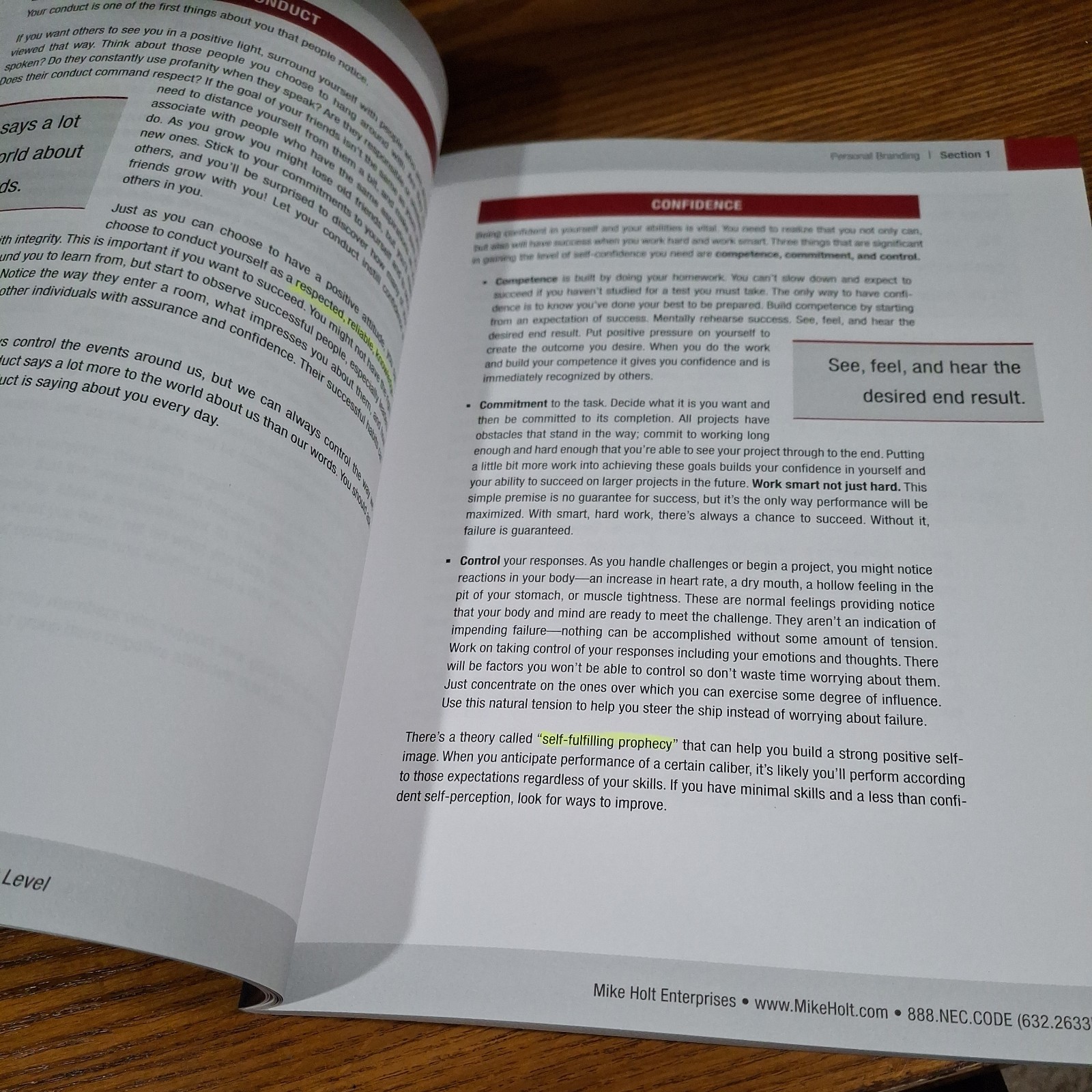 Mike Holt`s Leadership Skills textbook