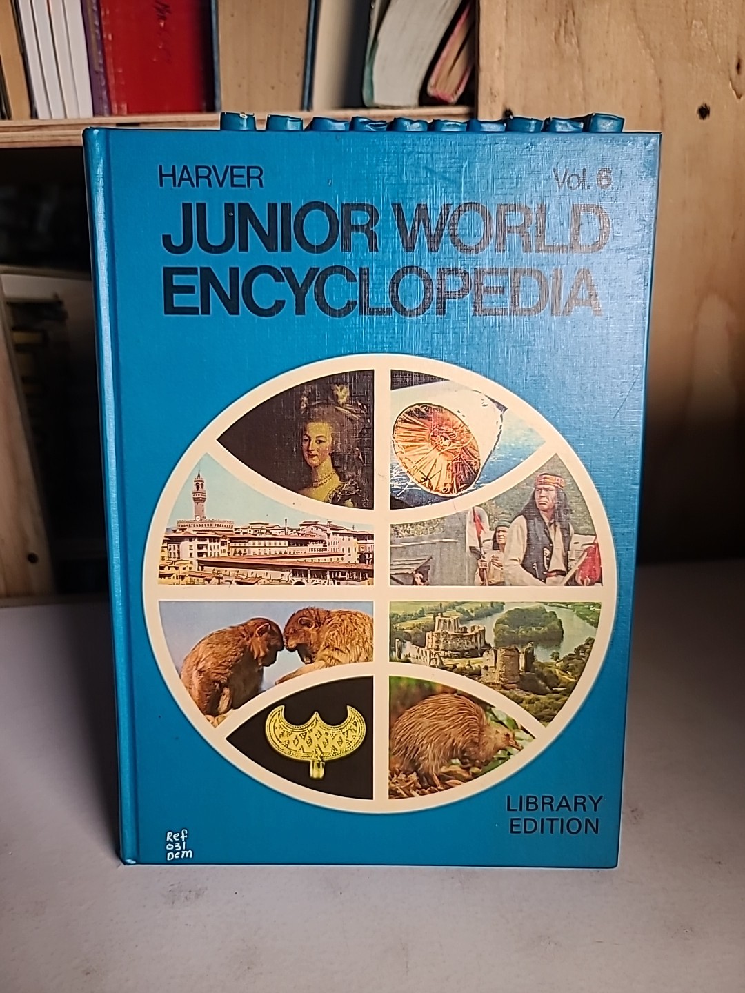 Harver Junior World Encyclopedia Complete Set 16 Volumes Hardcover Atlas Index