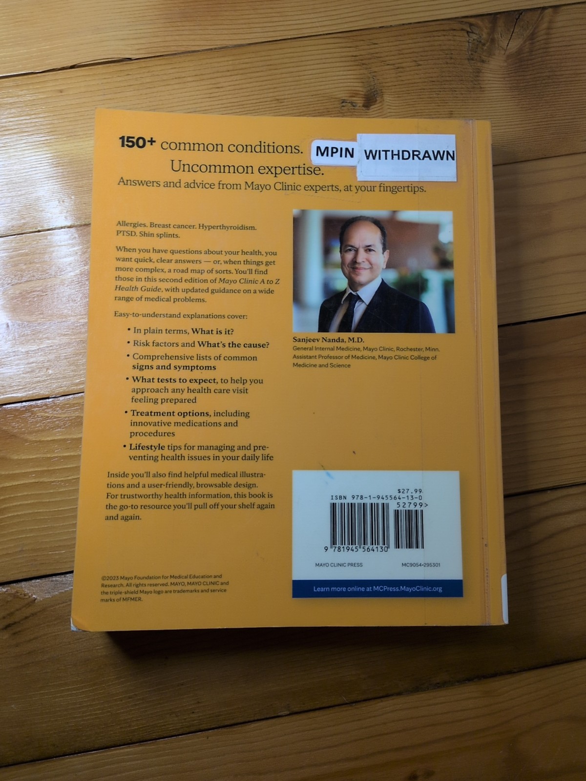 Mayo Clinic A to Z Health Guide (2nd Edition) – Medical Reference Book