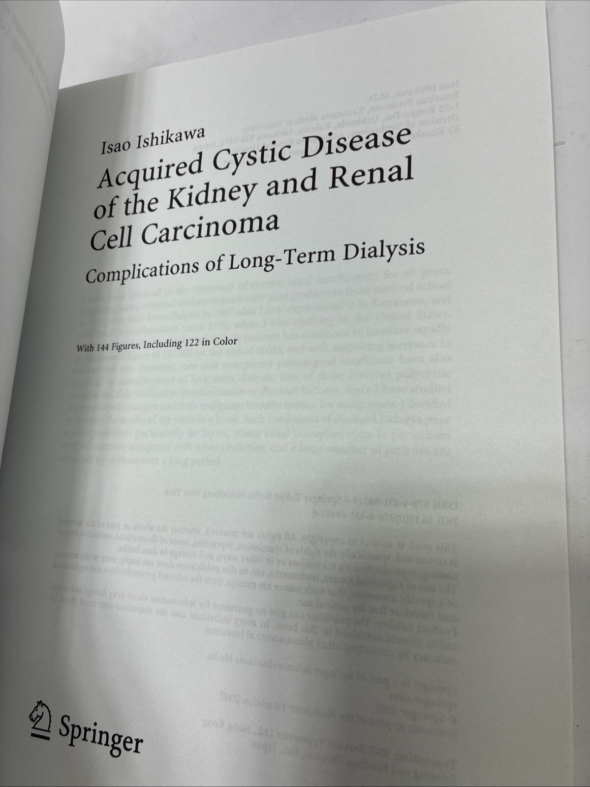 Acquired Cystic Disease of the Kidney and Renal Cell Carcinoma: Complication of