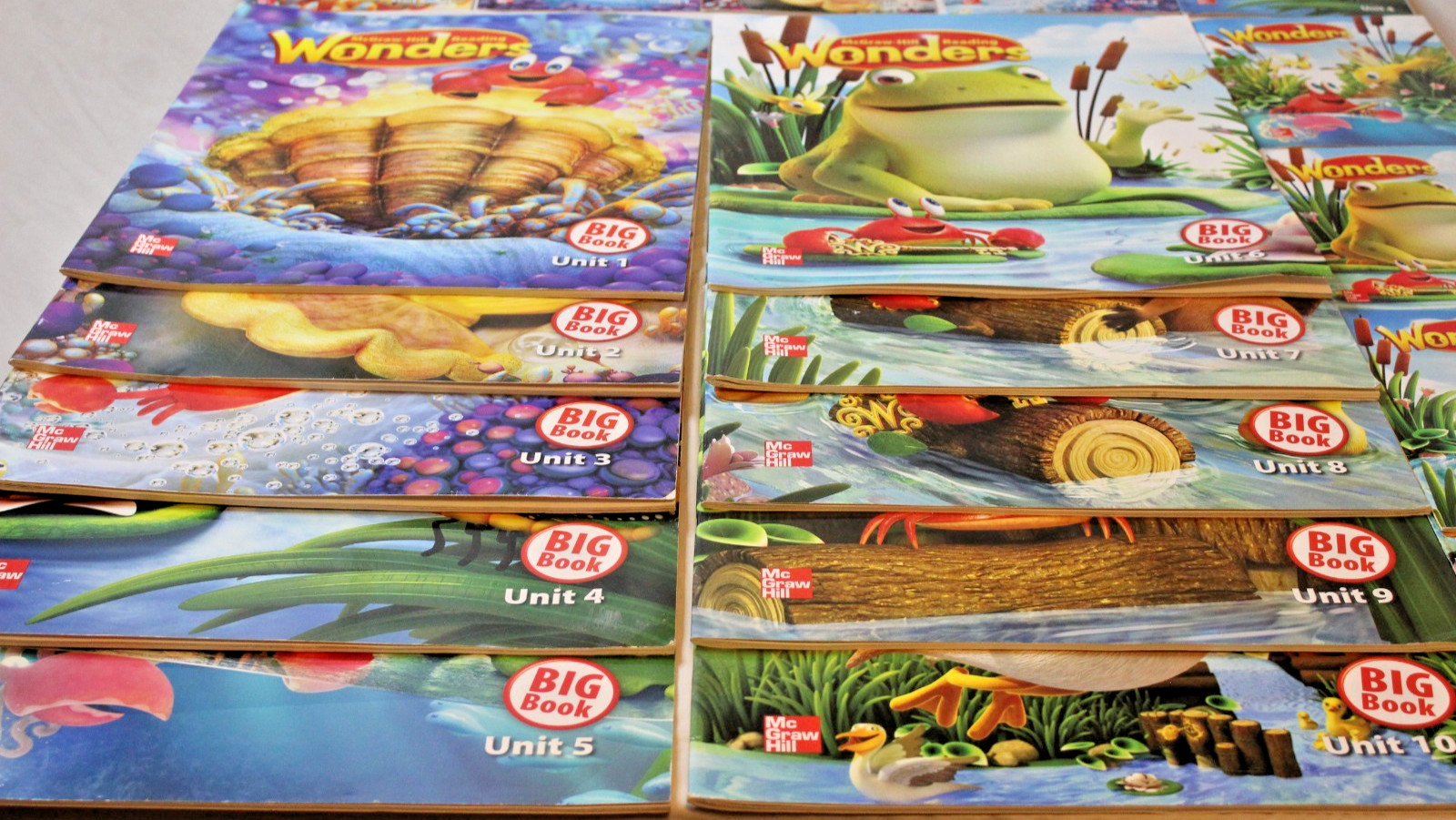 McGraw Hill Reading Wonders Grade K Teacher’s Editions Units 1-10 & Resources