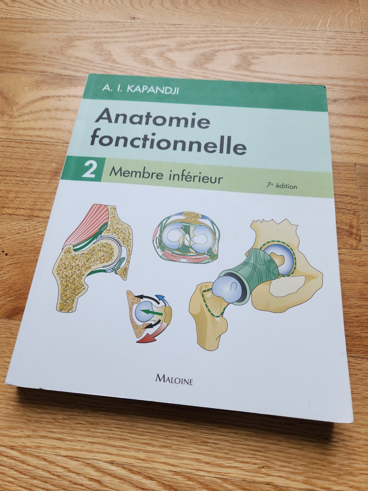 Anatomie Fonctionnelle – A.I. Kapandji – 7th Edition – 3-Volume Set – French
