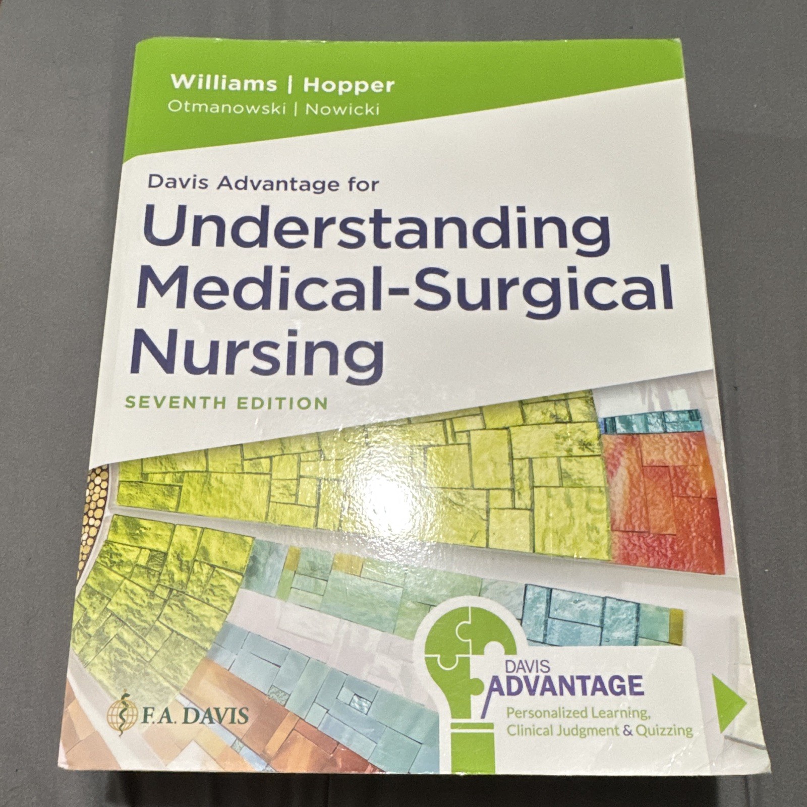 USED! F.A. Davis Davis Advantage Understanding Medical-Surgical Nursing 7th Ed