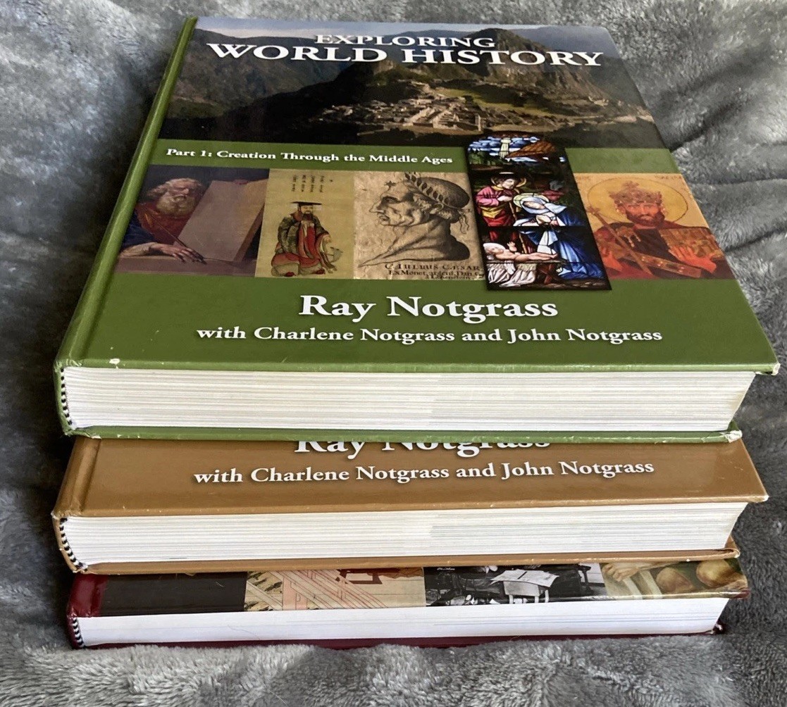 Exploring World History, Part 1 & 2, In Their Words, and more, Notgrass