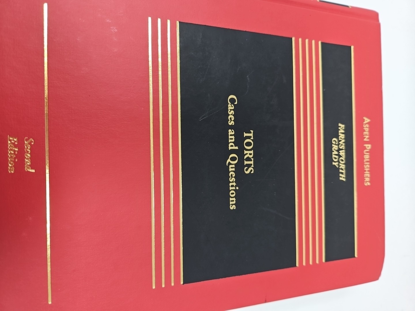 Torts – Cases and Questions 2nd Edition; Farnsworth, Grady