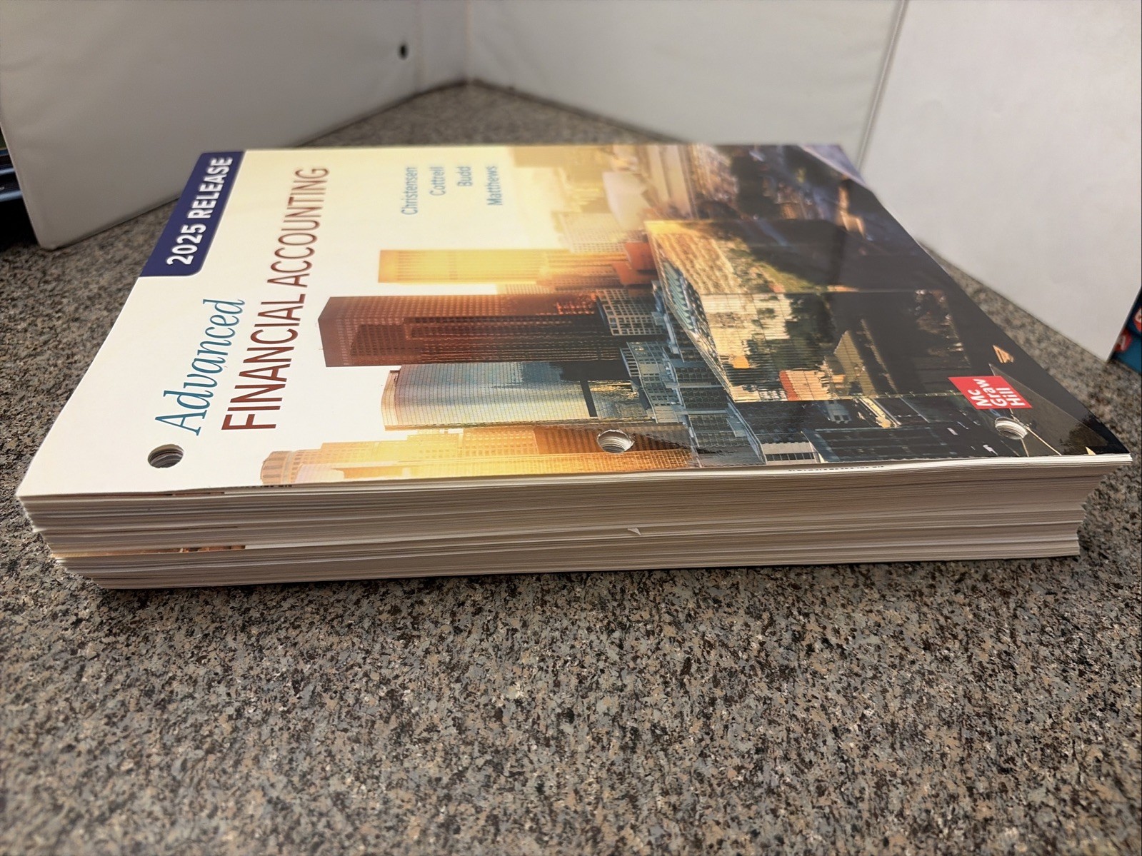 Advanced Financial Accounting: 2025 Release by Christensen et al (Loose-Leaf)