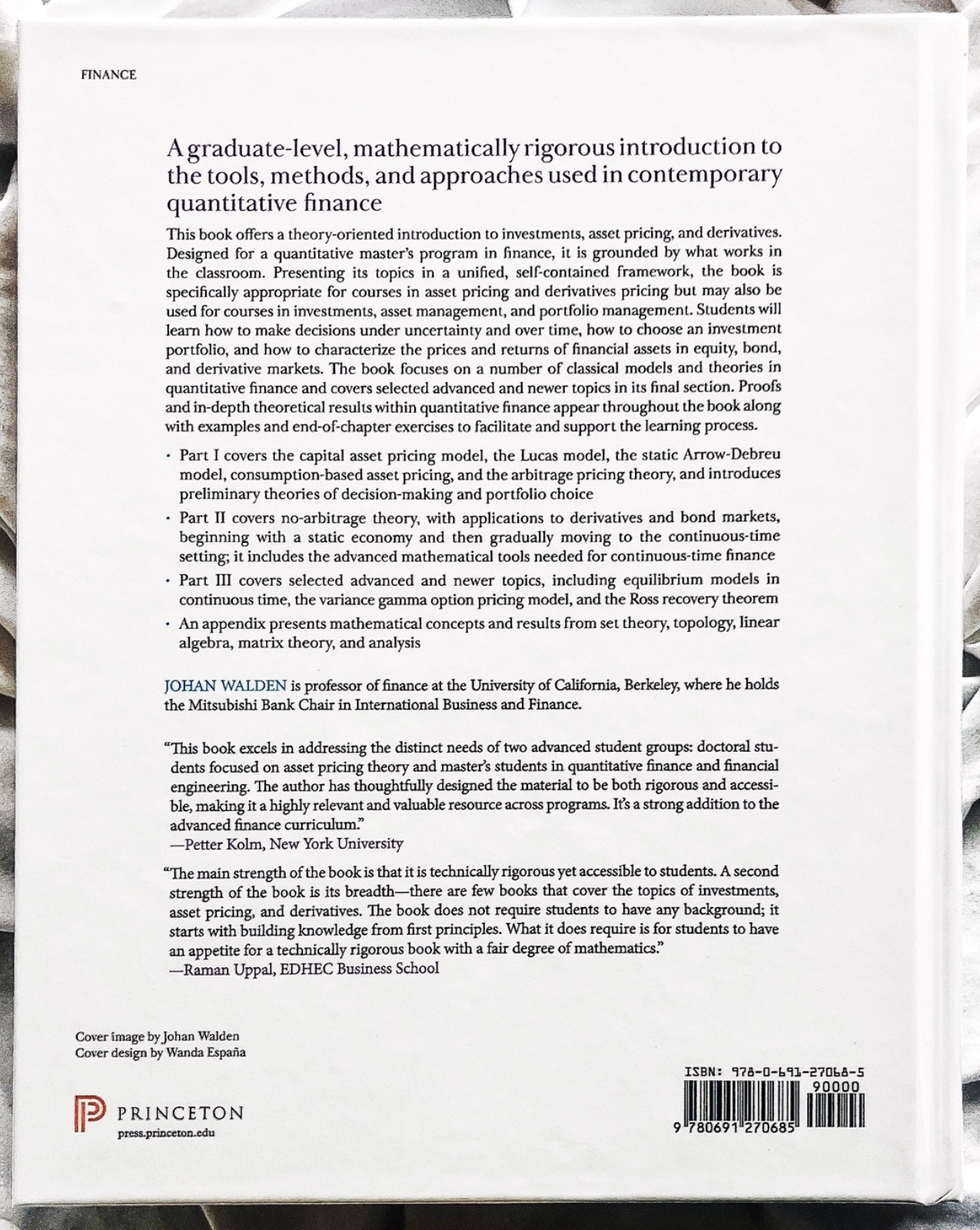New 2026 Walden Quantitative Finance Introduction Investments Assets Derivatives