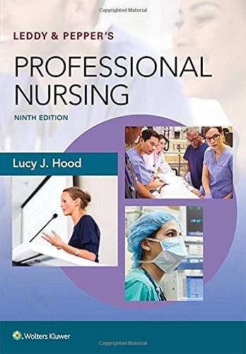 LEDDY & PEPPERS PROFESSIONAL NURSING By Hood Rn Lucy Dnsc **Mint Condition**