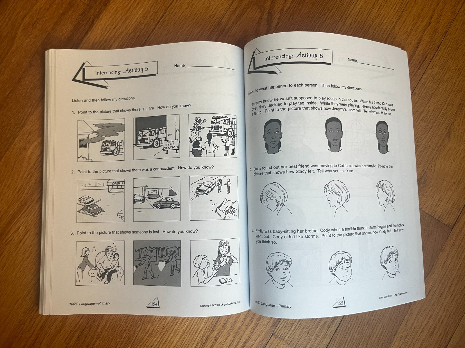 LinguiSystems 100% Language & 100% Language, Primary, Autism ASD Speech Therapy