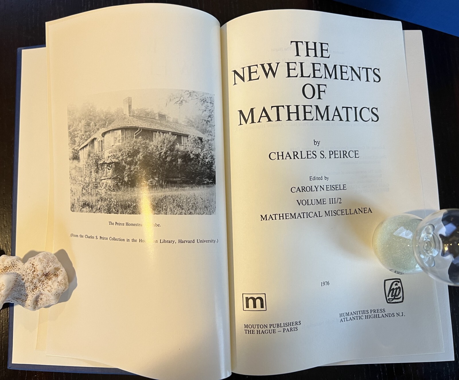 The New Elements of Mathematics_Volume 3 in 2 Parts_Charles S. Peirce_VG+