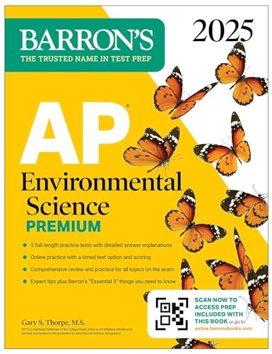 AP Environmental Science Premium, 2025: Prep Book with 5 Practice Tests + Co…