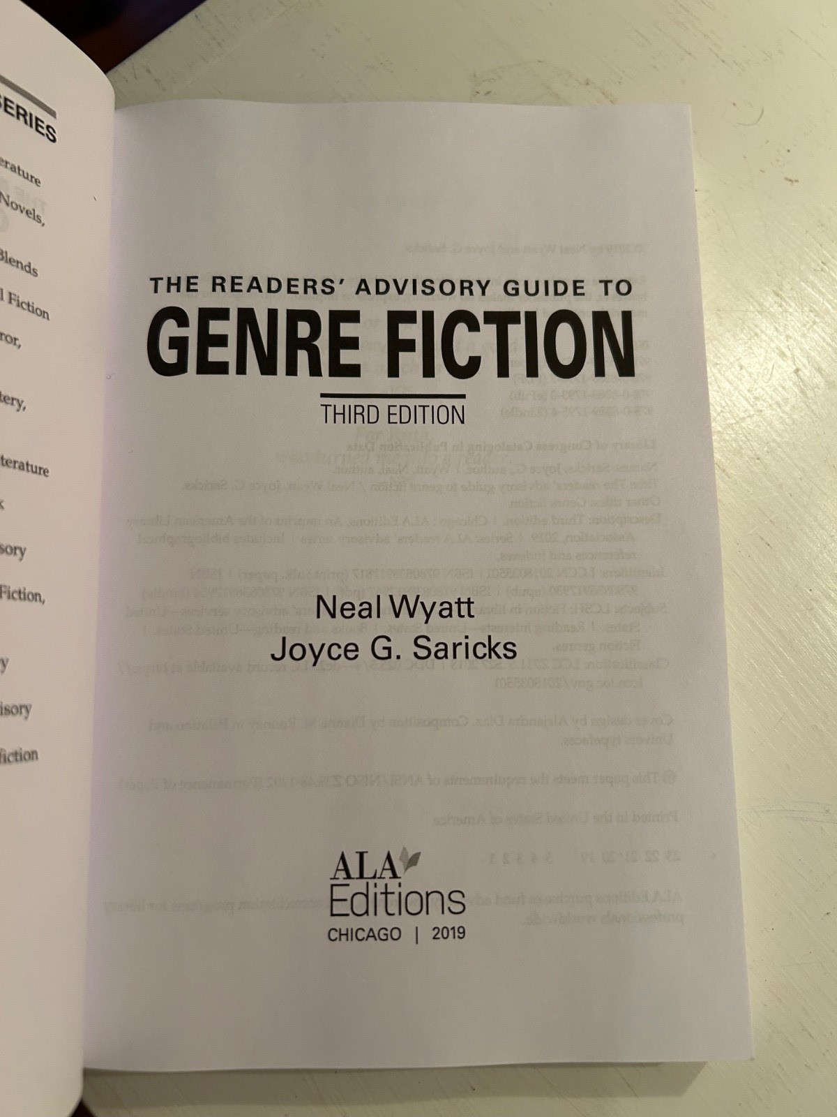 The Readers’ Advisory Guide to Genre Fiction Third Edition New Paperbackj