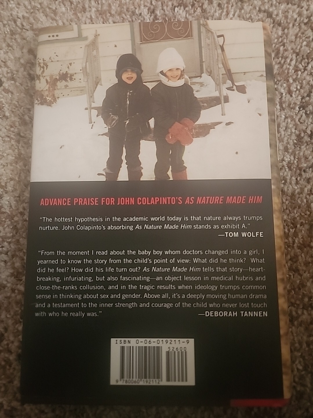 As Nature Made Him : The Boy Who Was Raised As a Girl by John Colapinto…