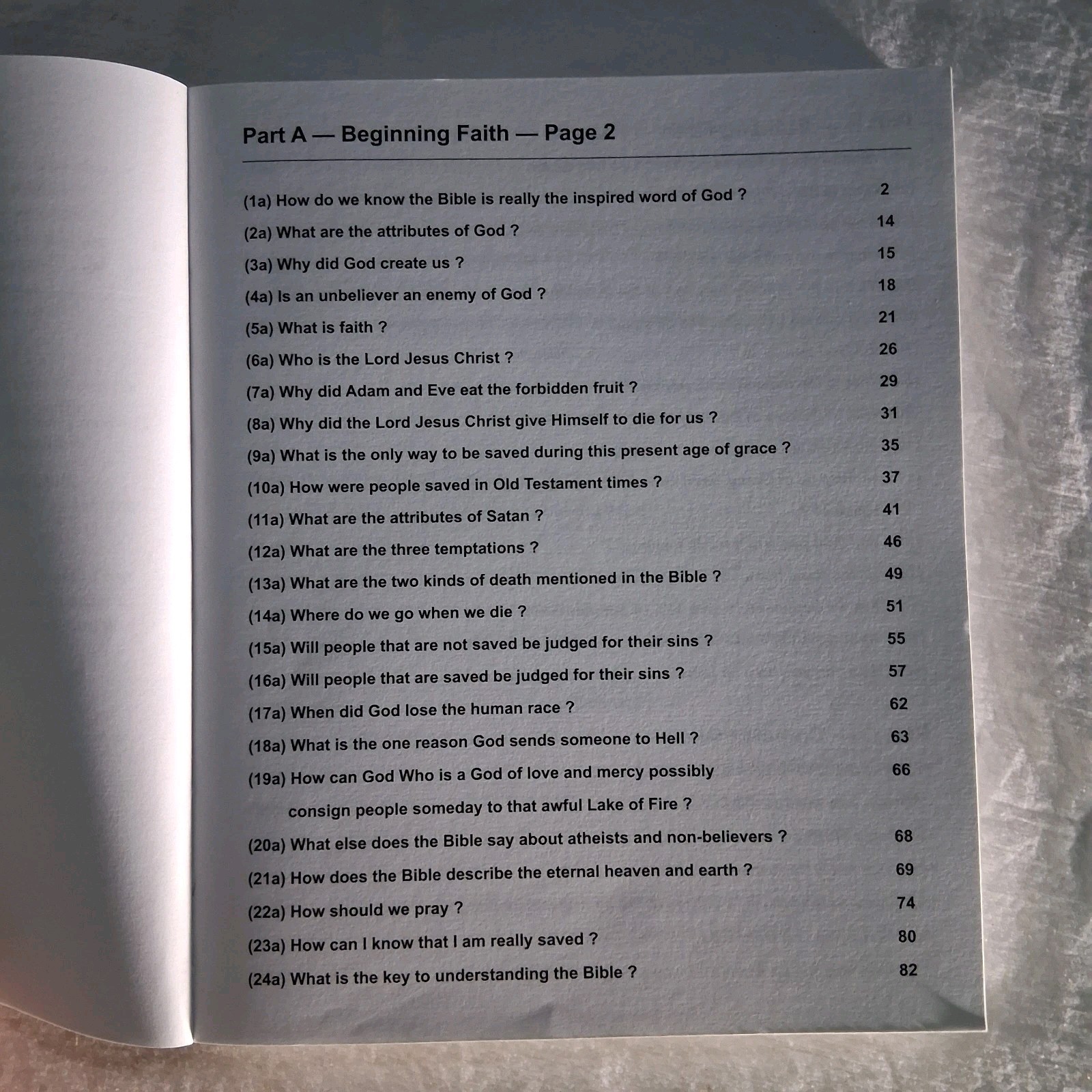 Questions and Answers from the Bible by Feldick, Les E. Please Read