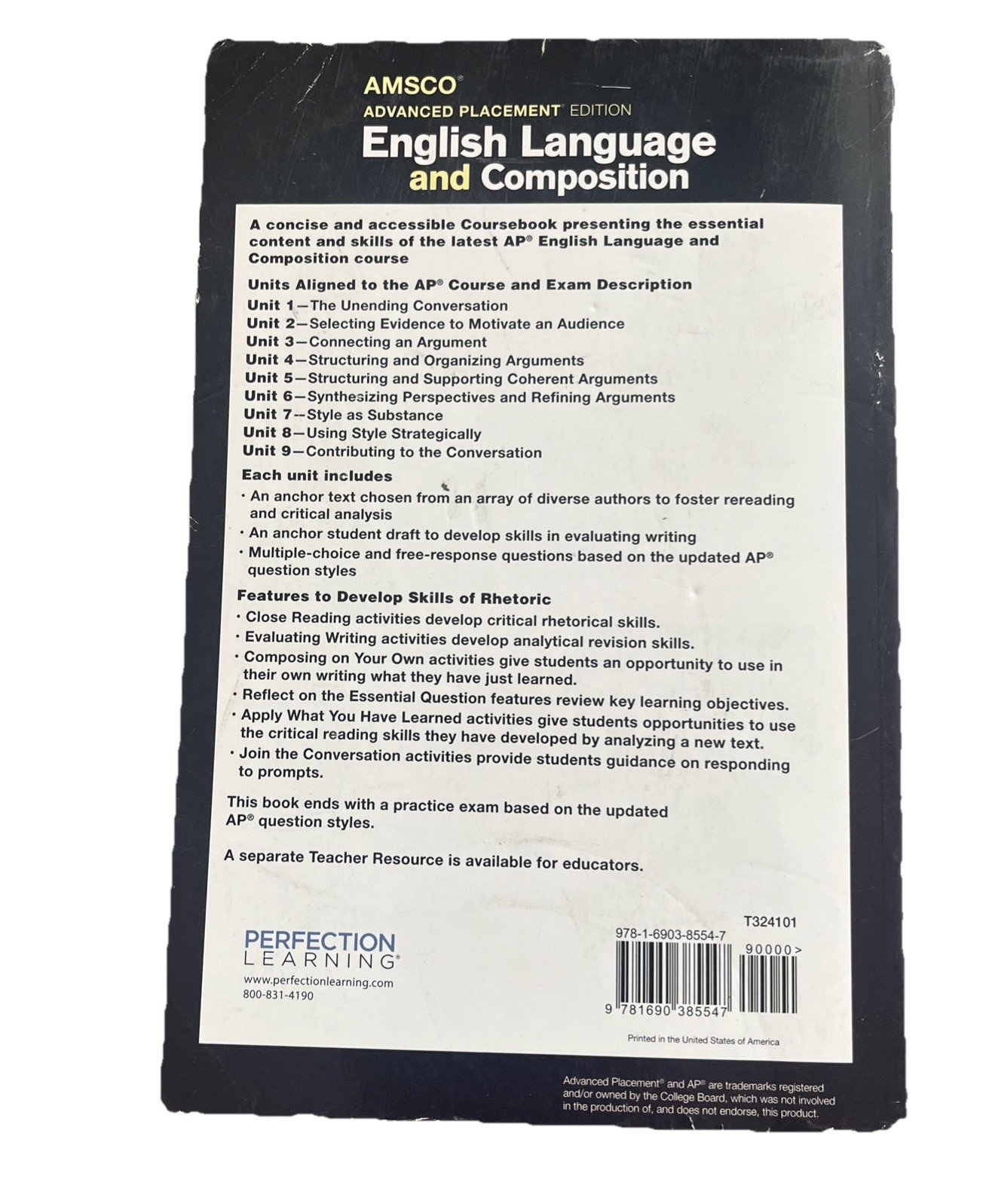 Advanced Placement English Language and Composition by Lauren Peterson, Brandon