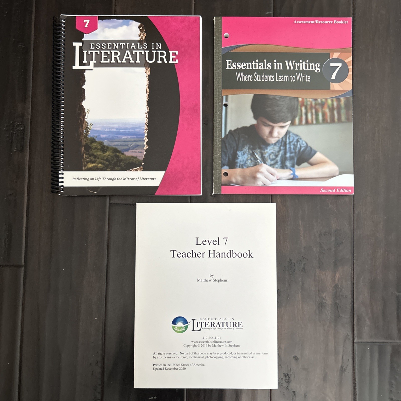 Essentials In Literature 7, EIW Assessment/Resource Booklet, DVD Lessons