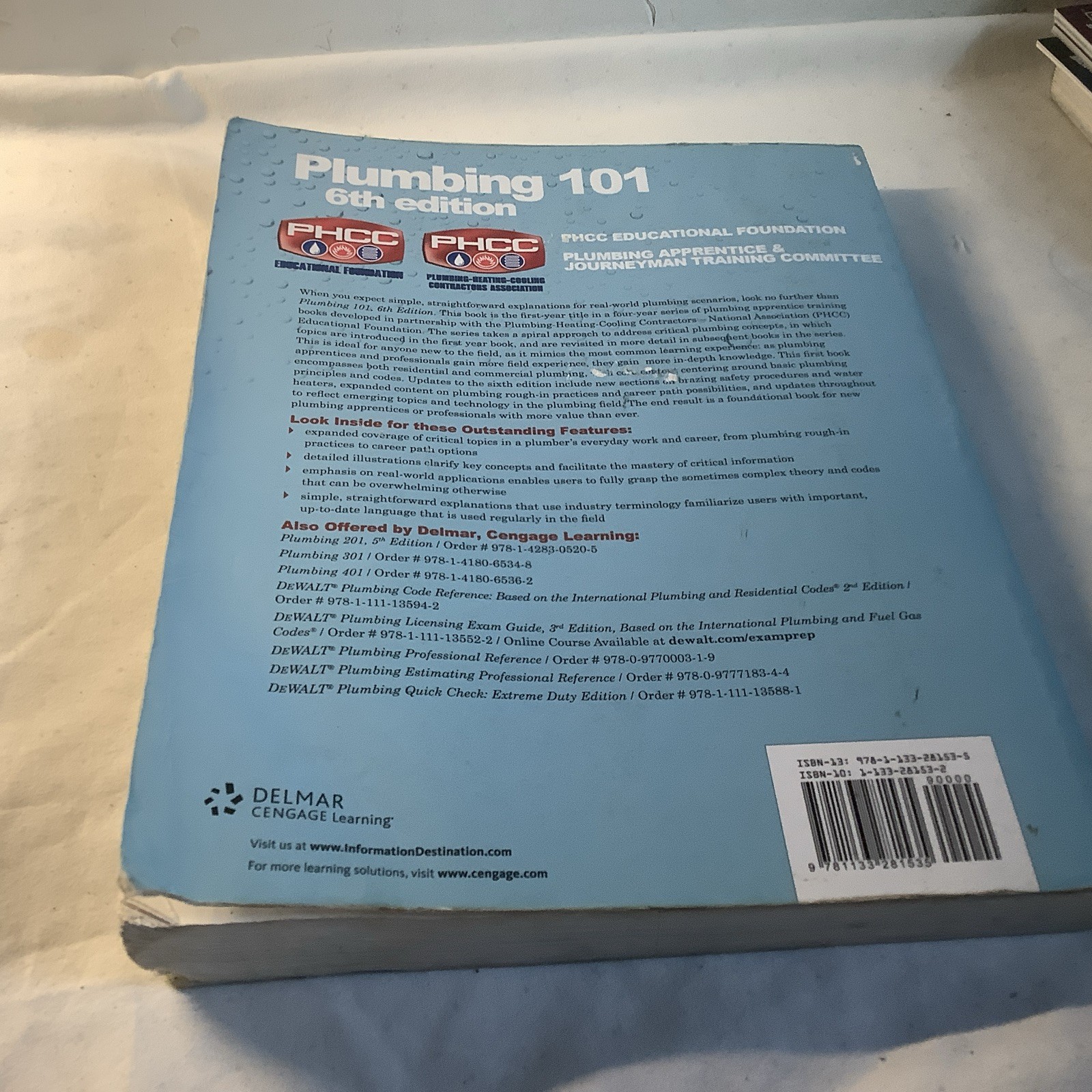 Plumbing 101 – Paperback, by PHCC Educational Foundation; Moore – DESCRIPTION
