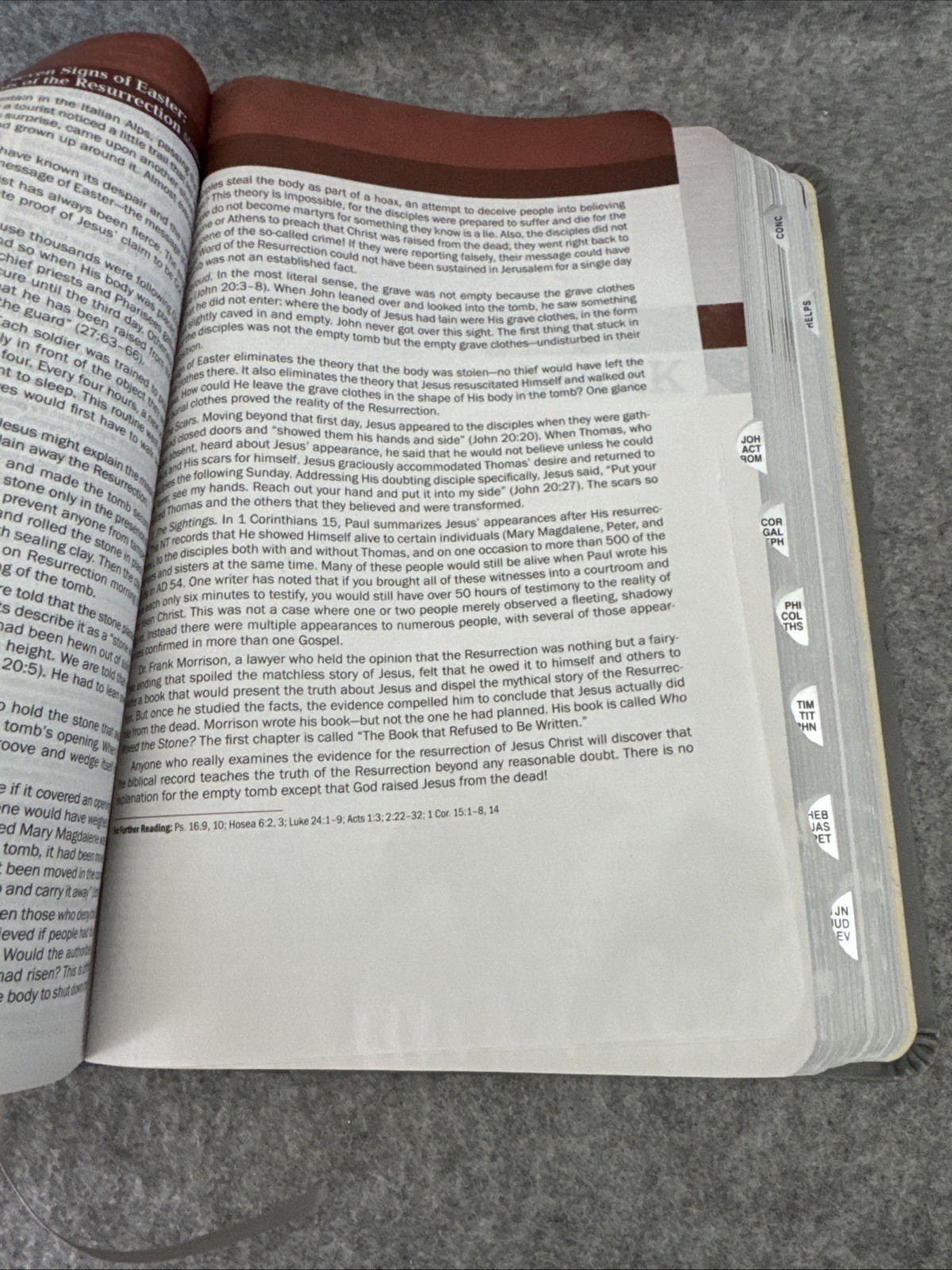 The Jeremiah Study Bible, NIV: (Gray W/ Burnished Edges) Leatherluxe Worthy