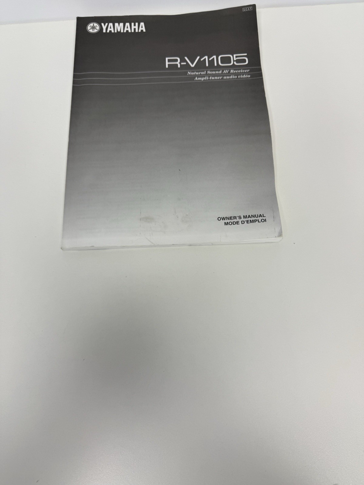 Yamaha R-V1105 Instruction Manual: 80 Pages Original