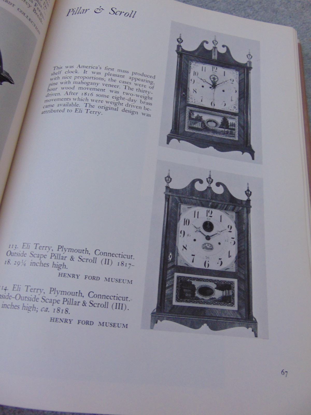 A TREASURY OF AMERICAN CLOCKS BY BROOKS PALMER BOOK