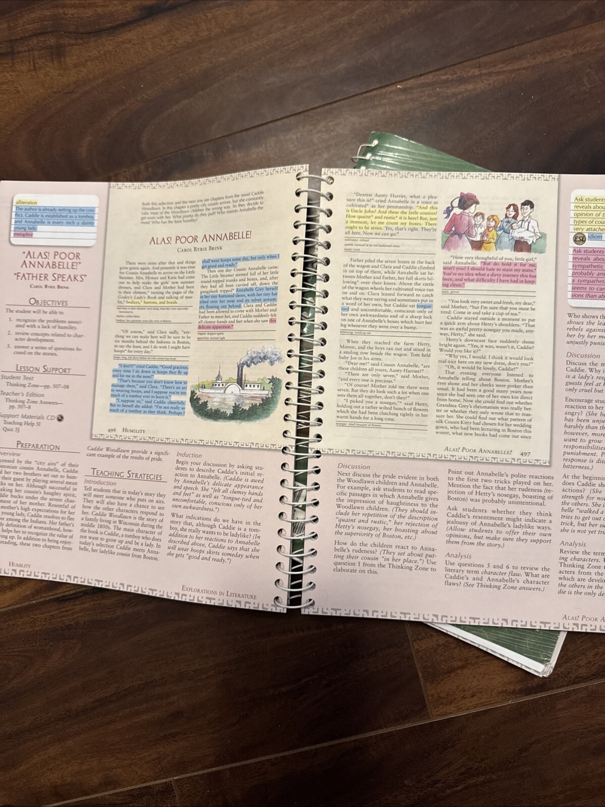 BJU Grade 7 Explorations In Literature FULL SET – student text, CD, TEs, tests!