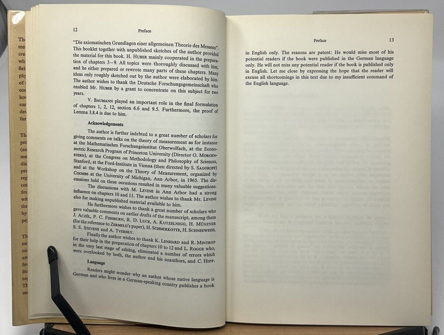 Theory of Measurement Pfanzagl 1968 1st American Edition E7