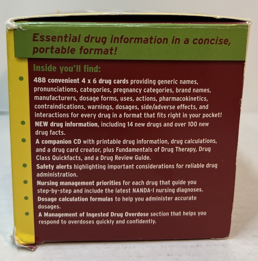 Mosby’s 2009 Nursing Drug Cards by Joseph A. Albanese and Patricia A. Nutz…