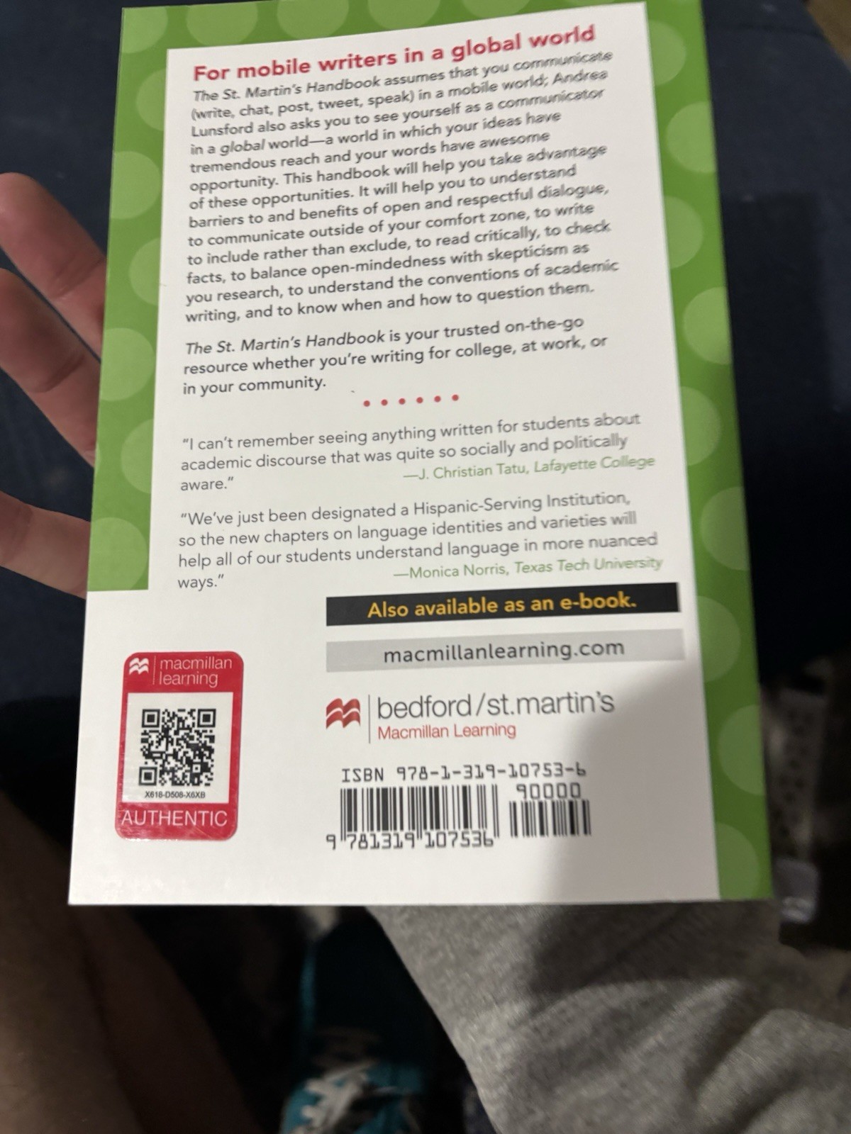 The St Martins Handbook Paperback