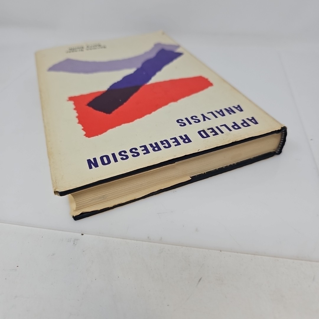 JOHN WILEY & SONS Applied Regression Analysis Hardcover Book Draper Smith 1966