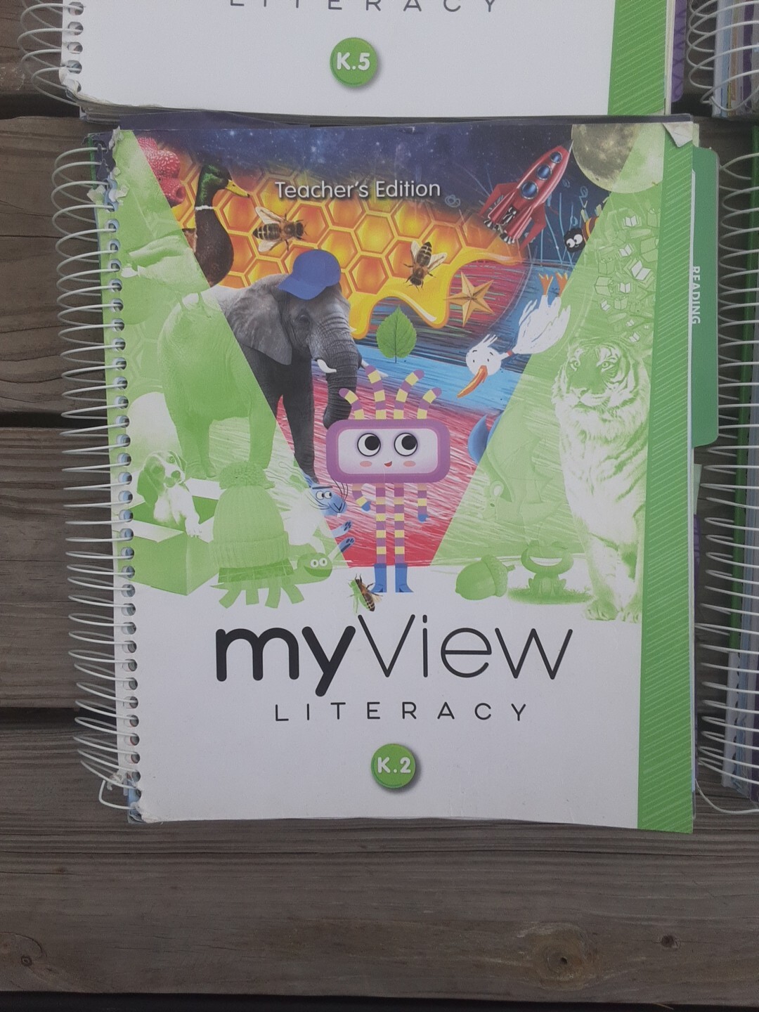 SAVVAS My View Literacy Gr K-Set of 5 Teacher’s Ed K.1,K.2,K.3, K.4, K.5 & more.