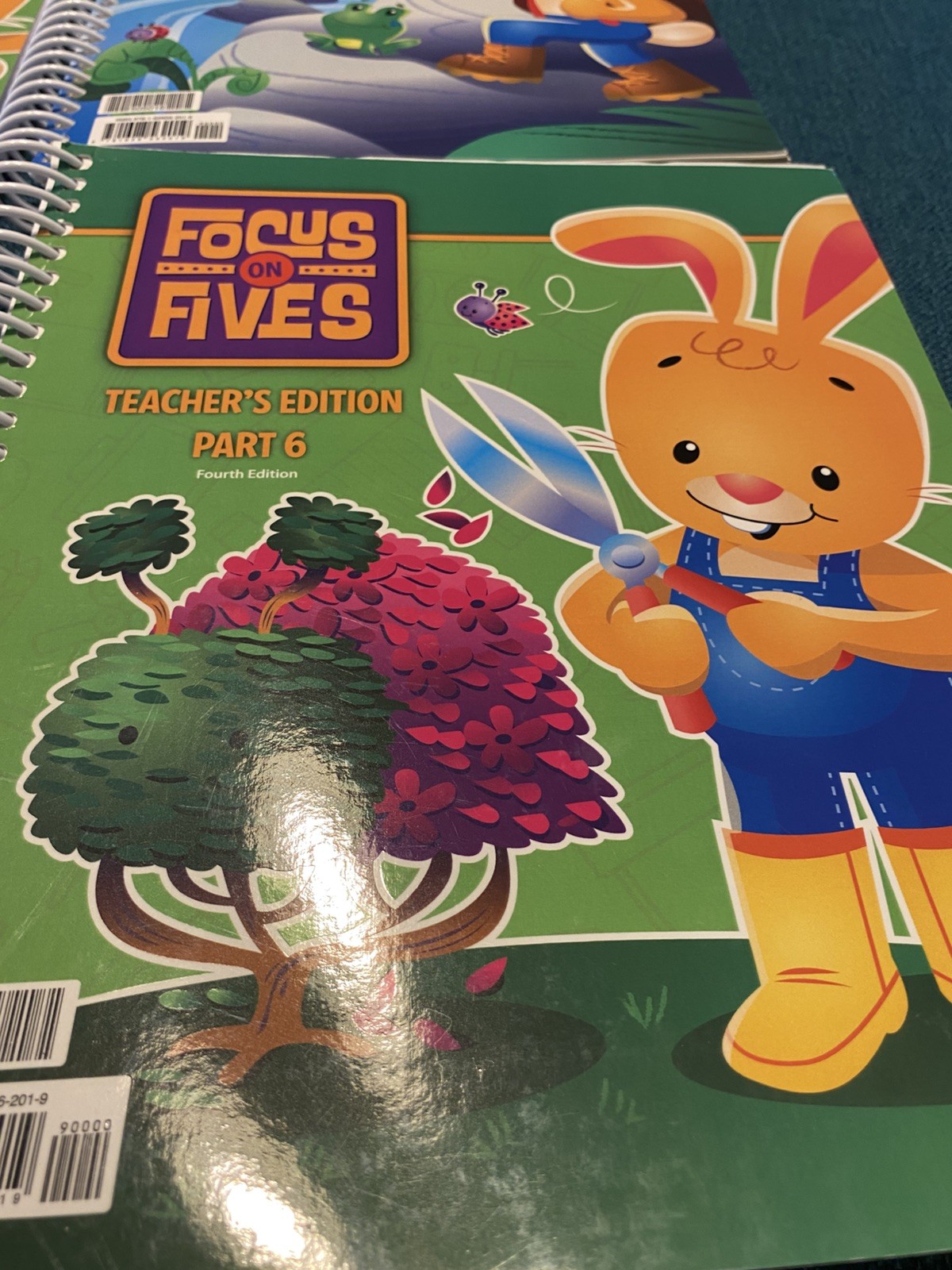BJU Press K5 Focus On Fives, Teacher’s Edition, Complete Set, 1-6, 4th Edition